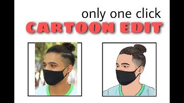 PicsArt portrait cartoon photo editing tutorial || vector art ||