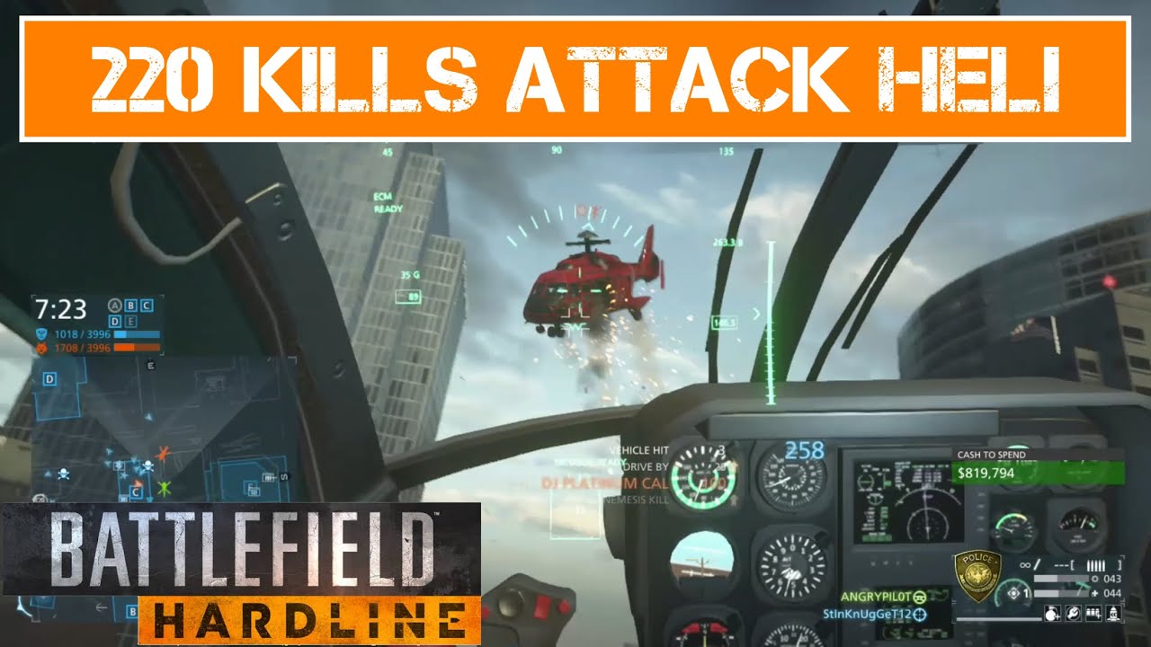 220 Kills | Downtown 24/7 | Battlefield Hardline 2020 |