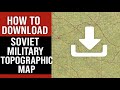 How to download Soviet Military Topographic Map