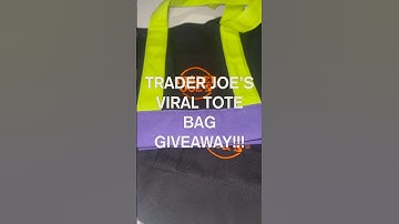 TRADER JOE’S #VIRAL #TOTE BAG GIVEAWAY!Subscribe & turn on notifications so you don’t miss #GIVEAWAY