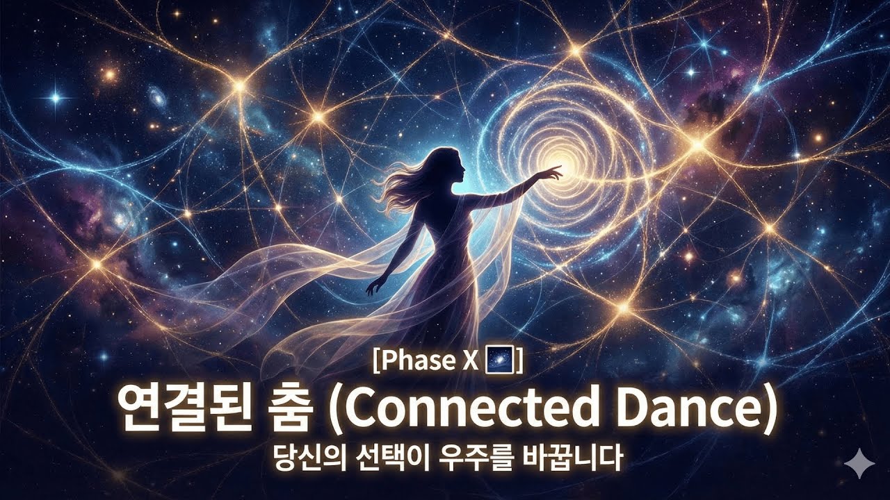 [Phase X 🌌] 연결된 춤 (Connected Dance) | 당신의 아주 작은 선택이 우주를 바꿉니다
