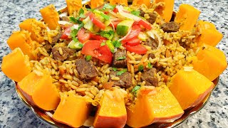 Узбекский плов в тыкве 🌟 Uzbek pilaf in pumpkin