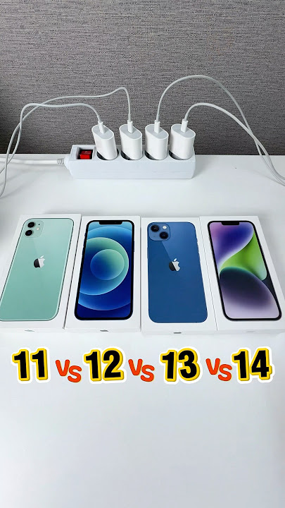 iPhone 11 VS 12 VS 13 VS 14 Power On Boot Speed Test Comparision