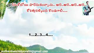 Aresukoboyi Paresukunnanu (Adavi Ramudu)  karaoke with telugu lyrics