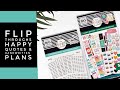STICKER BOOK FLIP THROUGHS 〰️ HAPPY QUOTES & HANDWRITTEN PLANS