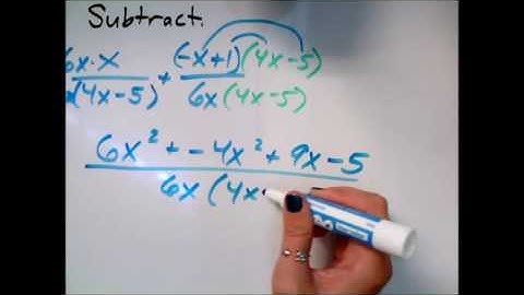 Adding rational expressions with linear denominators without common factors, advanced