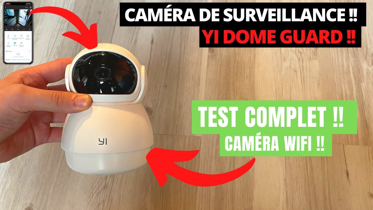 YI Dome Guard Indoor Camera Set of 2 Supports WiFi/LAN, 1296P