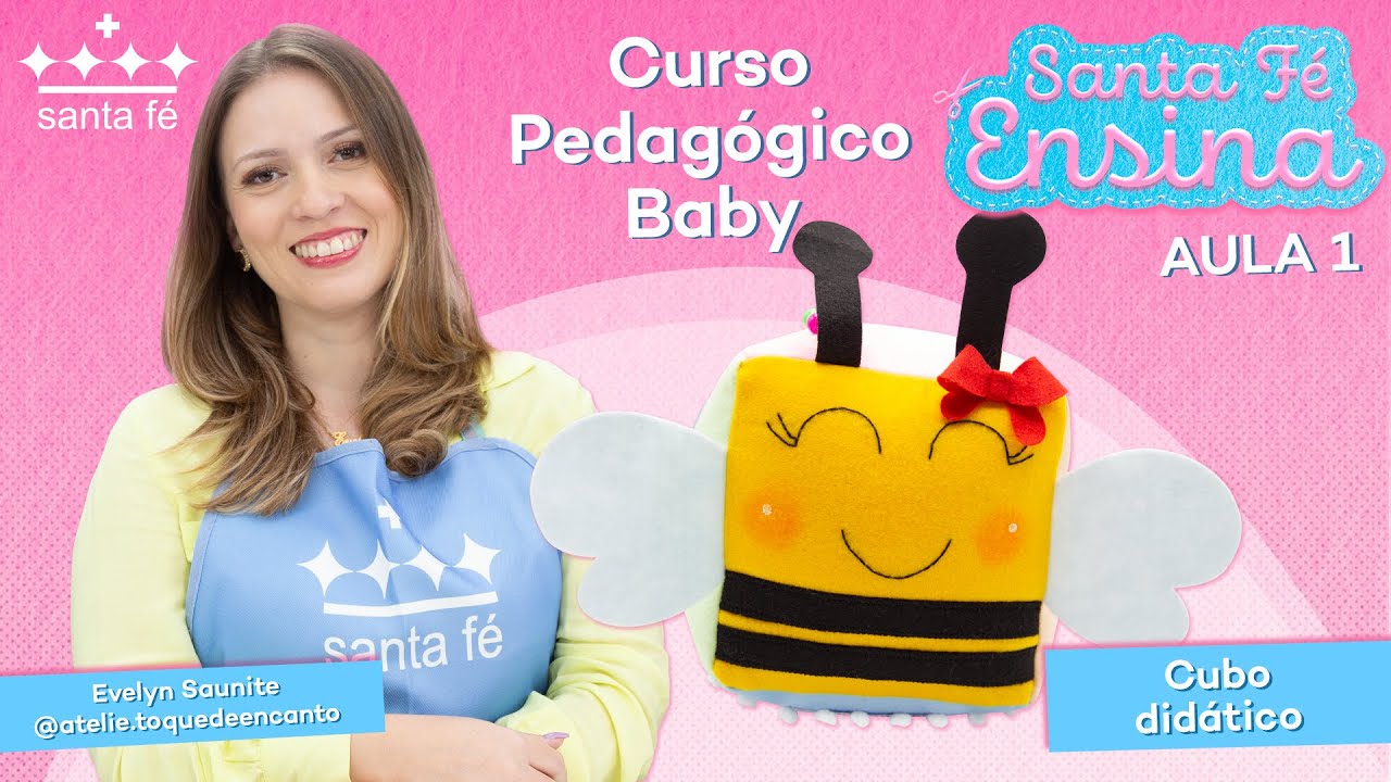 CUBO DE ATIVIDADES EM FELTRO por Evelyn Saunite