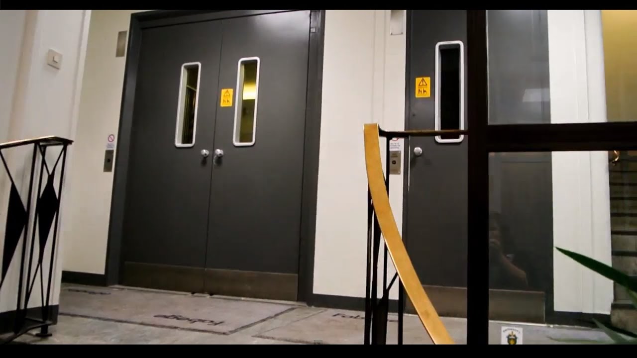 1960s ASEA traction freight elevator (mod) @ Hammarby Fabriksväg 21, Stockholm, Sweden