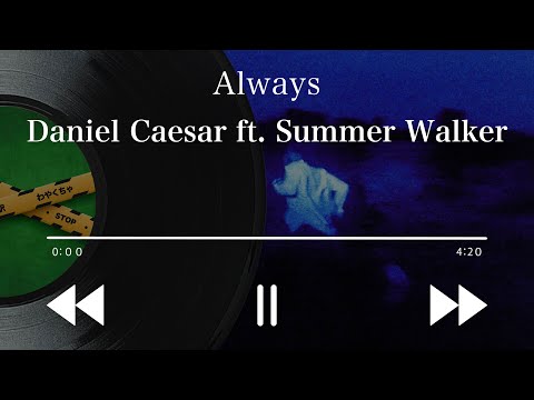 【リクエスト和訳】 ”Always” by Daniel Caesar ft. Summer Walker.