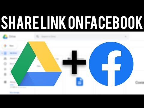 How To Share Google Drive Link on Facebook
