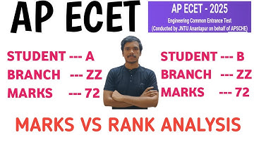 AP ECET Marks vs Rank Analysis 2025: Expected Ranks for Your Score|