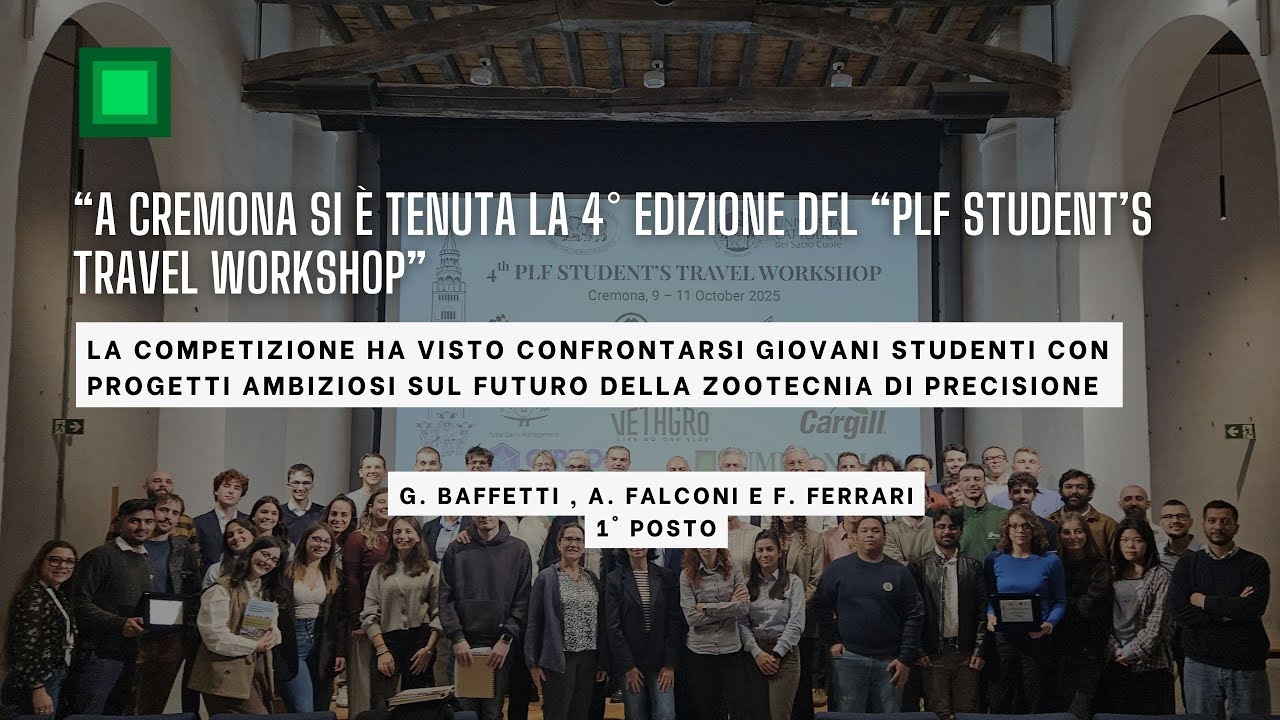 Giovani studenti per l'allevamento del futuro - G. Baffetti , A. Falconi, F. Ferrari - 1°posto