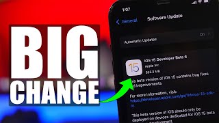 Вышла iOS 15 Beta 6 — САМОЕ БОЛЬШОЕ изменение в iOS 15!