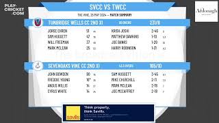 Sevenoaks Vine CC 2nd XI v Tunbridge Wells CC 2nd XI