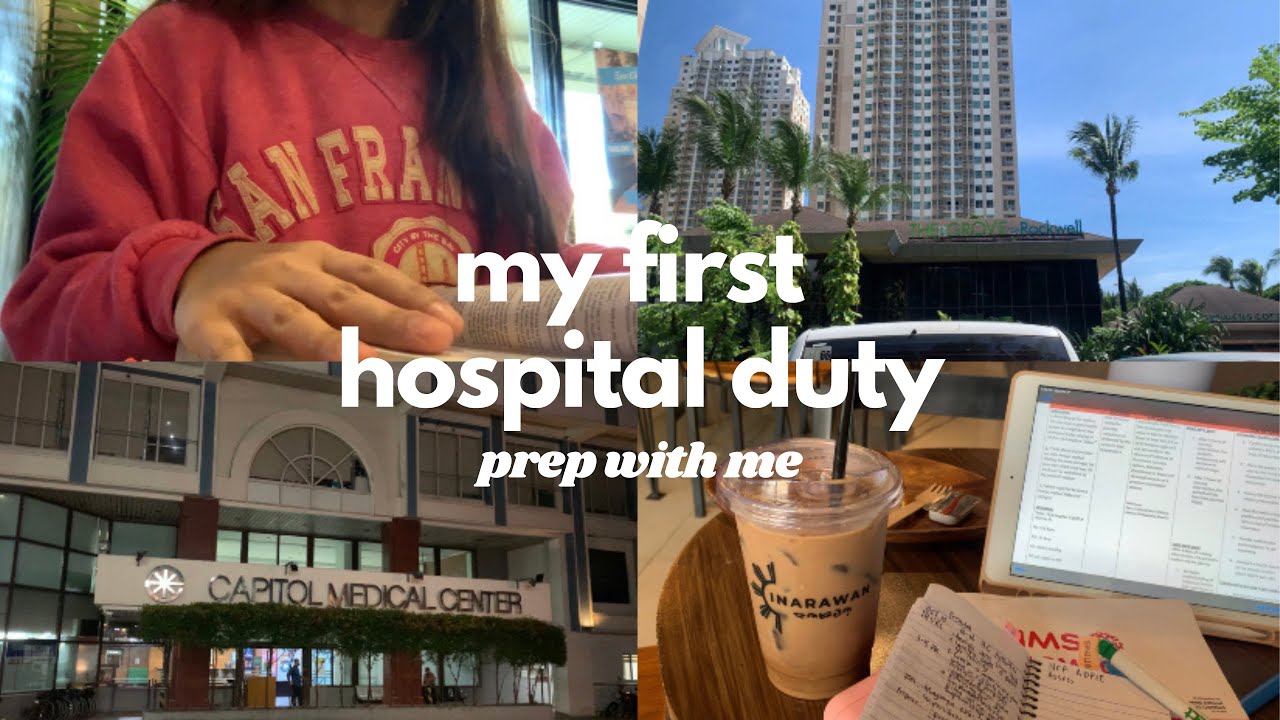 Daily Vlog: My First Hospital Duty as a Nursing Student🩺 + Study with me 🤍