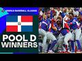 Nail-biter 😬 Team Dominican Republic holds off Team Venezuela's rally, claim top seed in Pool D 😮‍💨