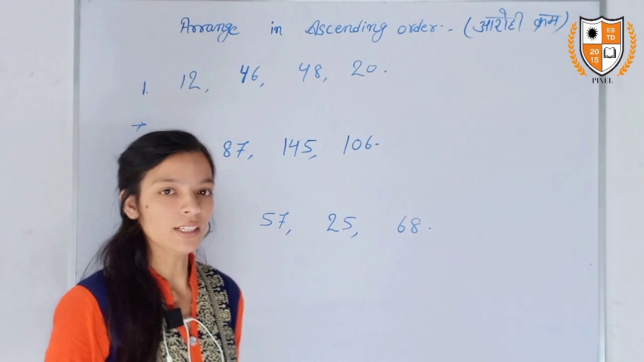 ASCENDING ORDER || LEARN HOW TO ARRANGE DIGITS INTO ASCENDING ORDER ...