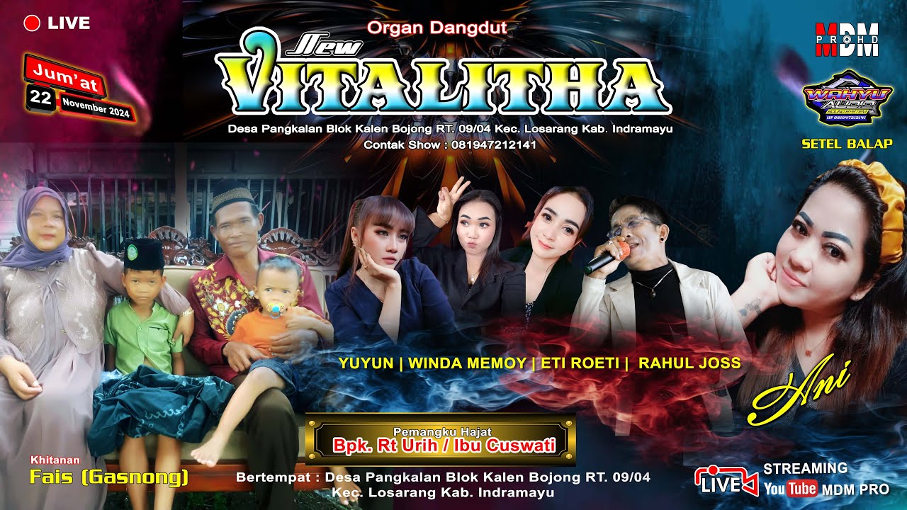 🔴LIVE NEW VITALITHA | Hajatnya Bpk. RT Urih / Ibu Cuswati | Desa Pangkalan-Kalen Bojong | 22-11-2024