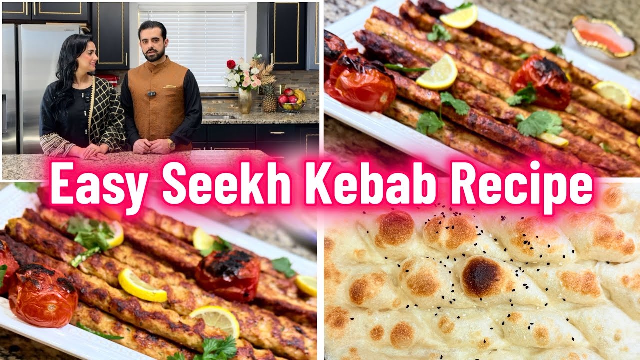 Easy Seekh Kebab Recipe Restaurant Style.