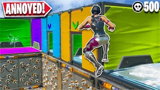 I played the most ANNOYING Deathrun ever... *500 Deaths* (Fortnite Creative)