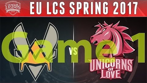 Highlights: EU LCS Spring 2017 - UOL vs VIT Game 1