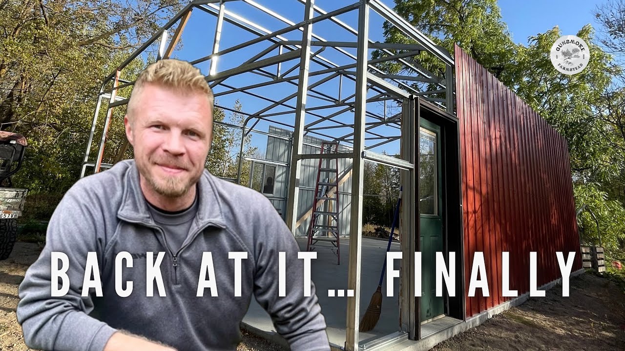 Garage Build Part 5 | Racing Against Winter 🫣 - YouTube
