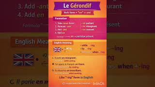 #legérondif#thegerund#frenchtenses#learnfrenchwithsapna#frencheasyverbs#easyfrenchgrammar#delfexam
