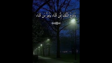قُلِ اللَّهُمَّ مَالِكَ الْمُلْكِ تُؤْتِي الْمُلْكَ مَن تَشَاءُ |سورة آل عمران | فارس عباد
