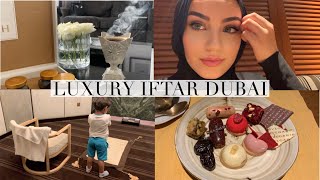 ASMR LUXURY DUBAI IFTAR AT BULGARI HOTEL + EID DAY SHOPPING - ASMR VLOG 1