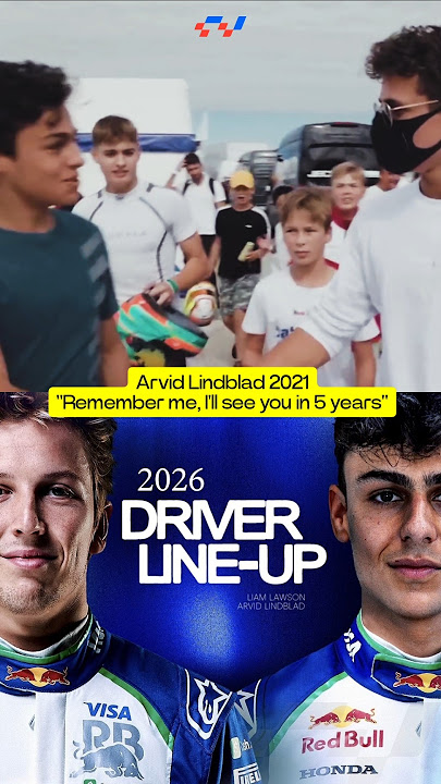 Lando Norris and Arvid Lindblad 2021. #f1 #formula1 #arvidlindblad #landonorris