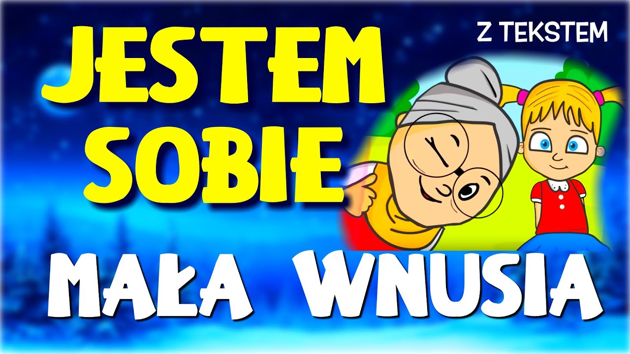 Jestem sobie mała wnusia - piosenka na Dzień Babci i Dziadka - Lena Sobczyk - podkład Jangok