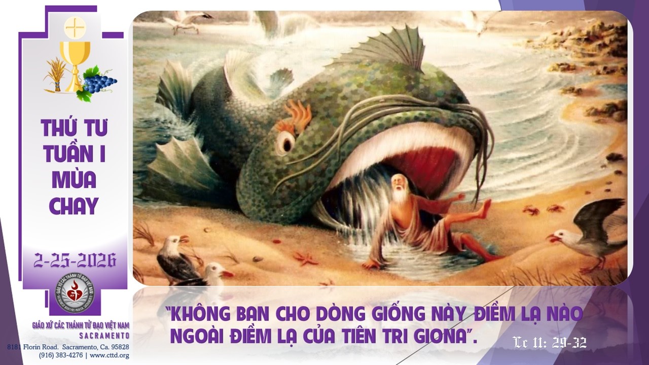 🔴Thánh Lễ  Trực Tuyến: Thứ  Tư  2-25-2026 |  DÀNH CHO BỆNH NHÂN.