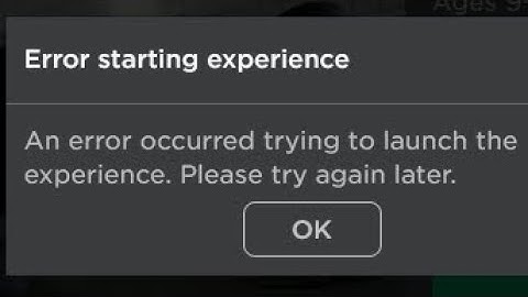 How To Fix Roblox Error starting experience | An error occurred trying to launch the experience