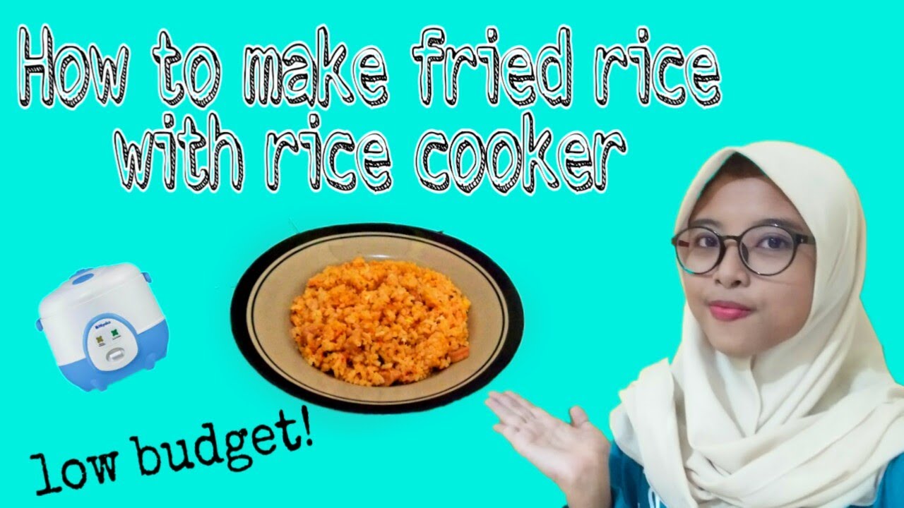 How To Make Fried Rice With Rice Cooker YouTube