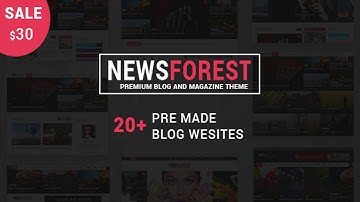 NewsForest - Magazine / Blog WordPress Theme + RTL | Themeforest Website Templates and Themes
