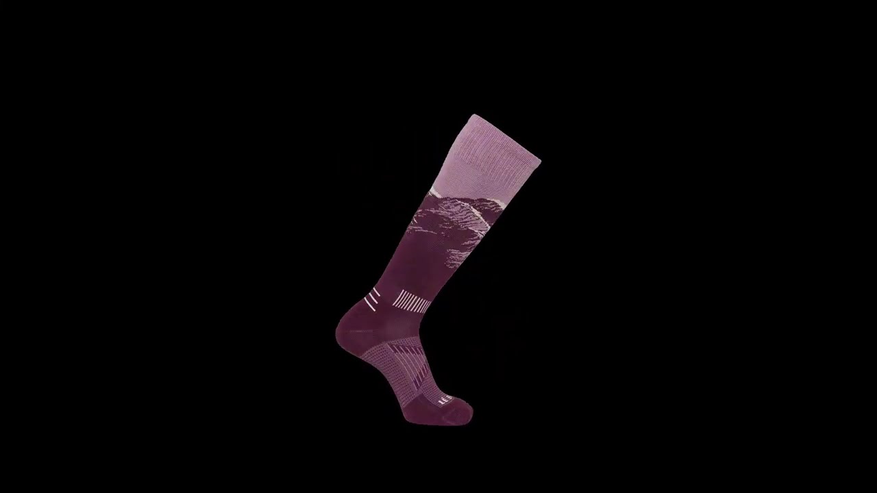 Preview of LE BENT Elyse Saugstad Pro Series Zero Cushion Merino Snow Sock Video