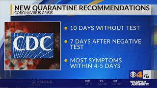 CDC changes quarantine guidelines