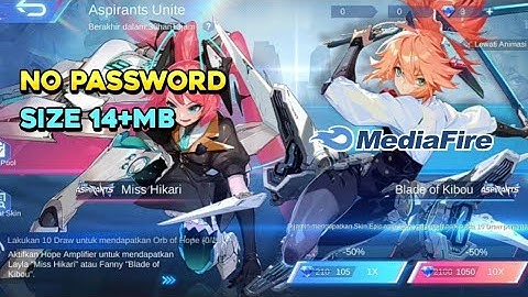 Data Tambahan File Open Event Draw Aspirants|No password|Mobile Legends:Bang Bang