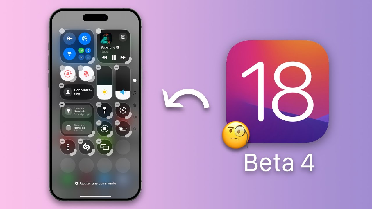 iOS 18 Beta 4 : Toutes les Nouveautés et Correctifs de Bugs ! - YouTube