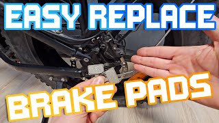 How to replace Brake Pads on eBike & Escoot Easy & Fast 🚀 Fatbike Engwe Example 🍻🍕