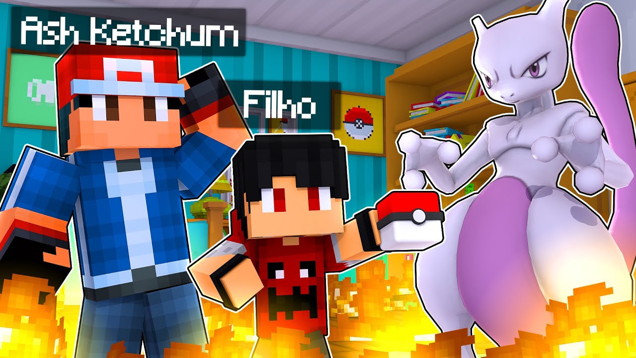 Minecraft: Who's Your Family? O FILHO DO ASH CAPTUROU O MEWTWO ‹‹ P3DRU ››