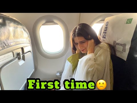 Saba’s first experience in plane ✈️ dar lagraha ?