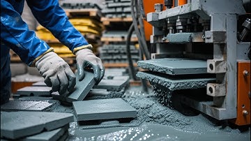 Tuff Tiles Making Machine Process | Asian Process of making