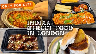 Affordable Indian Street food in London | Just for £1?? 😨😍