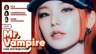 ITZY - Mr. Vampire (Line Distribution)