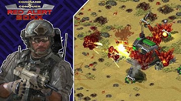 Red Alert 2 | 20XX Mod - Destructive Allied Aieger tanks are OP