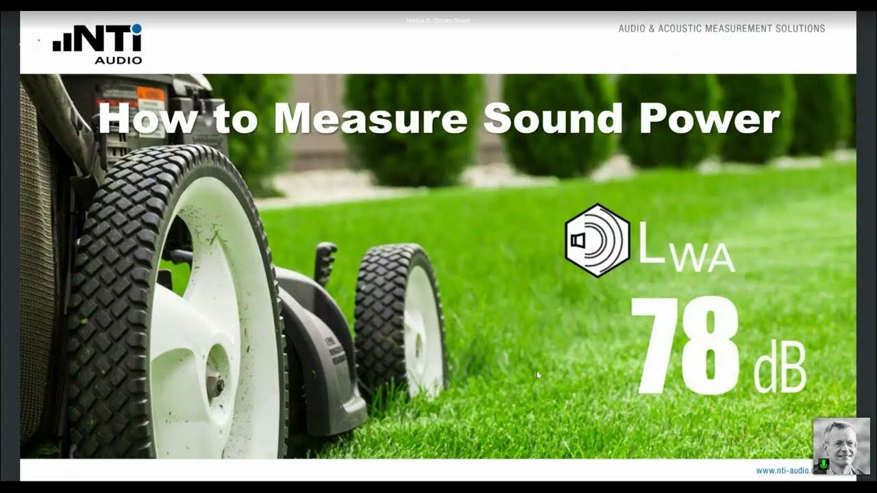 NTi Audio inar How to Measure Sound Power YouTube