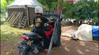 Portable Garage, BikeShelter, Tenda motor, Garasi Motor
