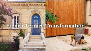 Transformation De Notre Jardin À La Française Avec Une Terrasse Traditionnelle En Pierre Rénove...